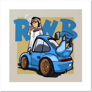 RWB in Arabia Caricature Posters and Art